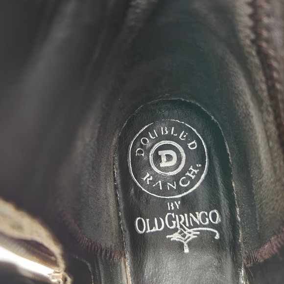 Old Gringo Double D Ranch Dream Weaver Suede Leather Western Boot Womens Size 10 - Picture 16 of 16